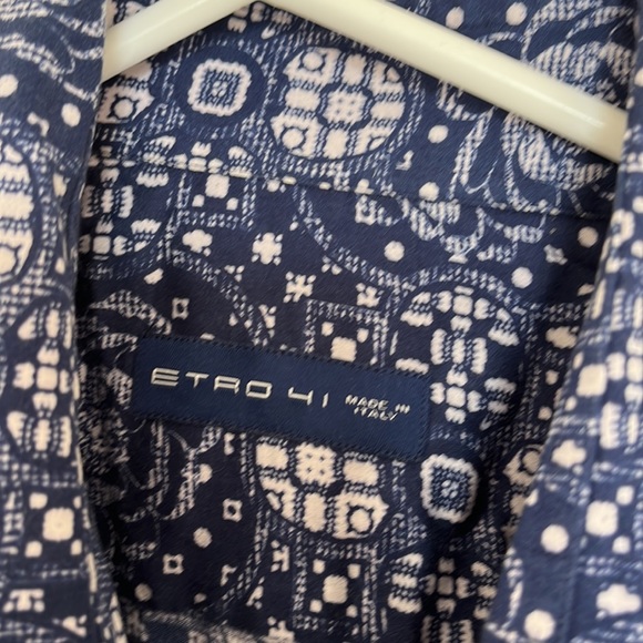Etro dress shirt - size 41 (large) - Picture 4 of 5